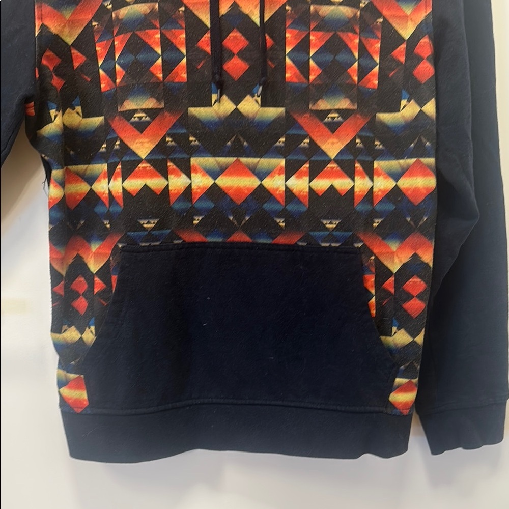 Men’s Geometric Pattern Brooklyn Hoodie - Picture 3 of 5